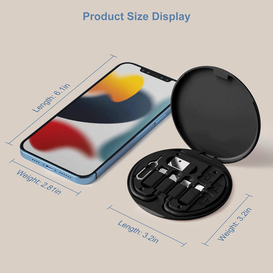 USB C to USB Adapter, USB-C Adapter Kit Contains Multiple OTG Adapters for Type C Male, USB A to C Male Cable, Micro USB to Type C, Equipped with SIM Extractor and Phone Stand