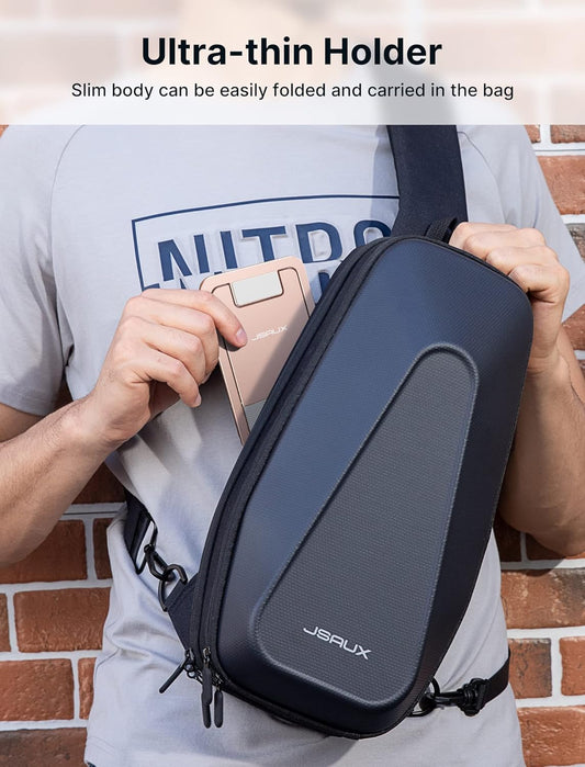 JSAUX Cell Phone Stand, Foldable Aluminum Adjustable Phone Holder for Desk Portable Travel Holder Office Desk Accessories Compatible with iPhone 15 14 13 12 11 Pro Max X Samsung S24 S23 -Pink