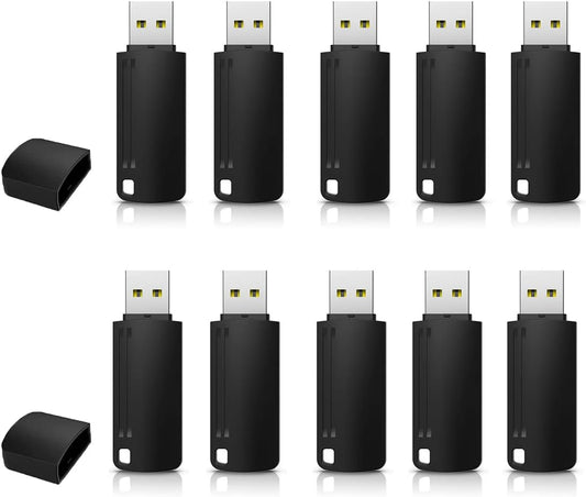 KEXIN 8GB Flash Drive Thumb Drive 50 Pack 8G USB Flash Drive Bulk Memory Stick with LED Indicator, Flash Drives Design in Snap Cap