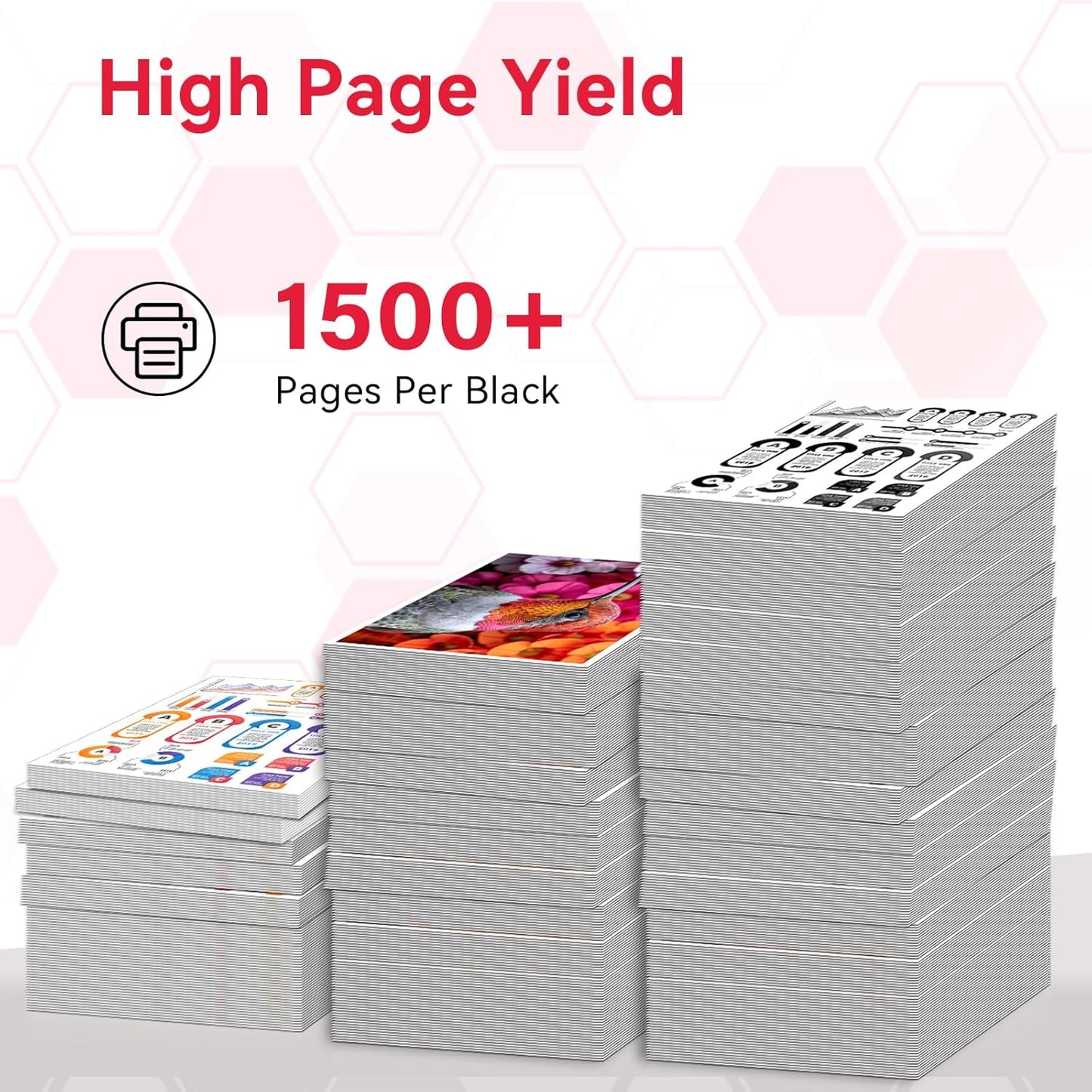 054 Black Toner Cartridge Compatible for Canon 054 054H CRG-054 Black Toner for Canon Color imageCLASS MF642Cdw MF644Cdw LBP622Cdw MF641Cdw Laser Printers (054 Black Toner, 2-Pack)